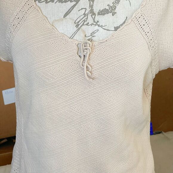 Kate Hill Womens Sweater Blouse Size Large Knit Minimalist Simple Clean Modern - Picture 4 of 12